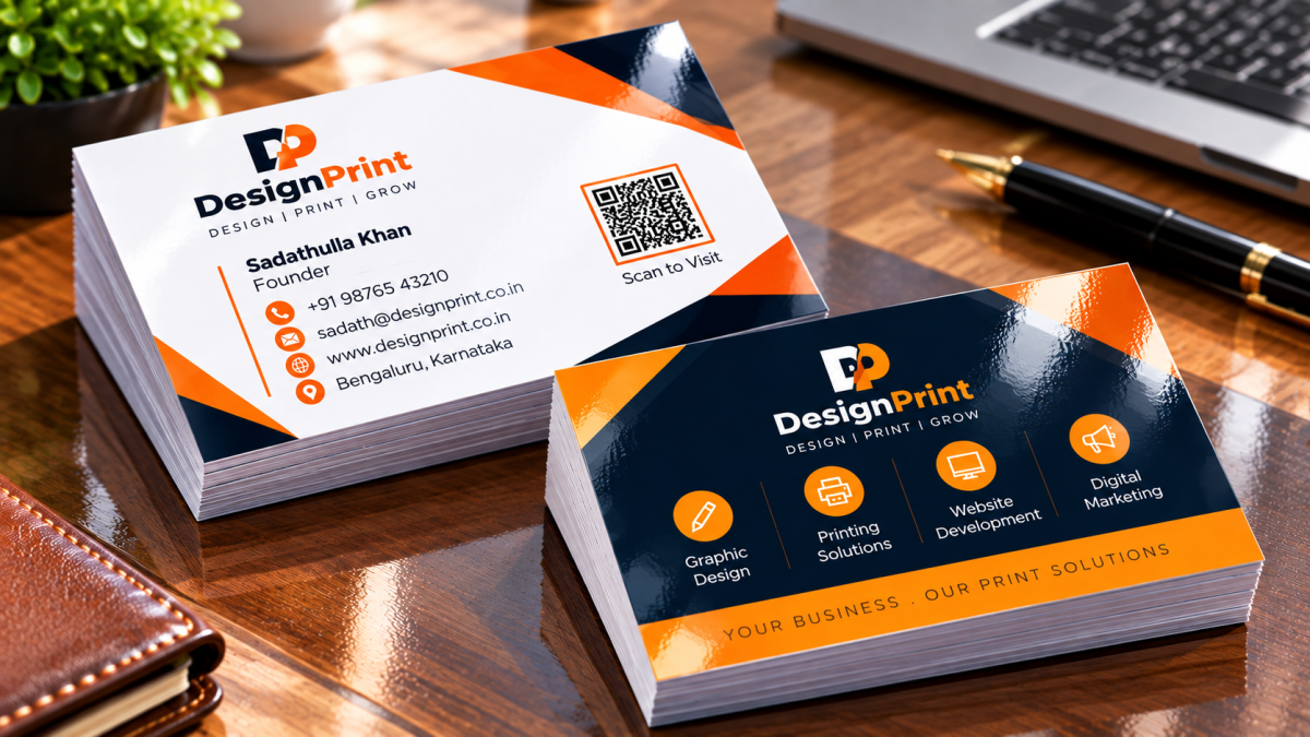 Business Cards — Double Sided, Glossy