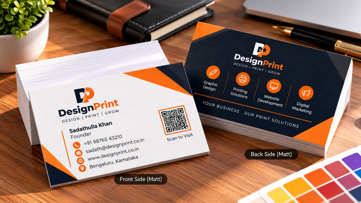 Business Cards — Double Sided, Matt