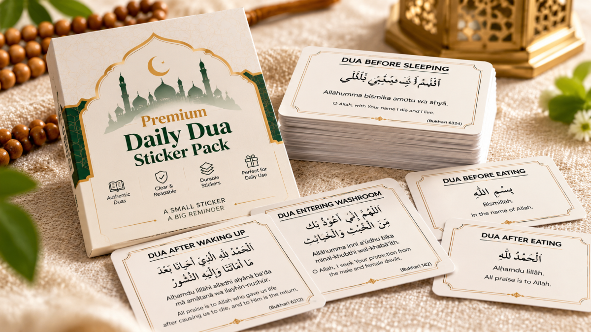 Premium Daily Dua Sticker Pack